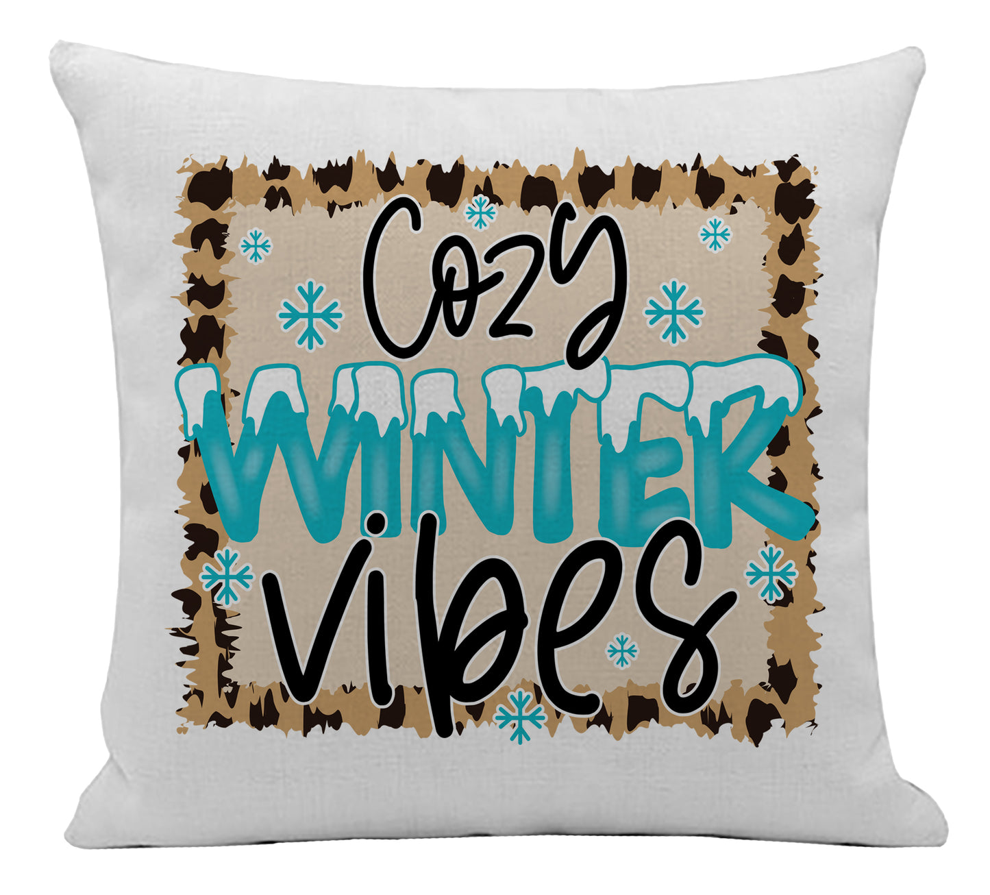 Cozy Winter Vibes Pillow Cover