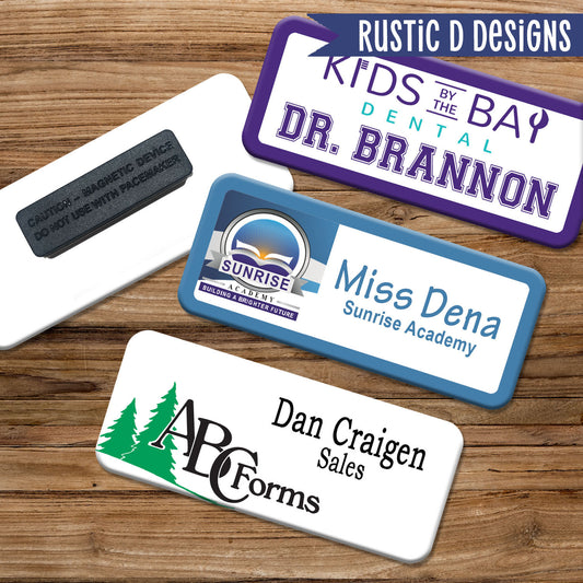 Custom Magnetic Name Badge