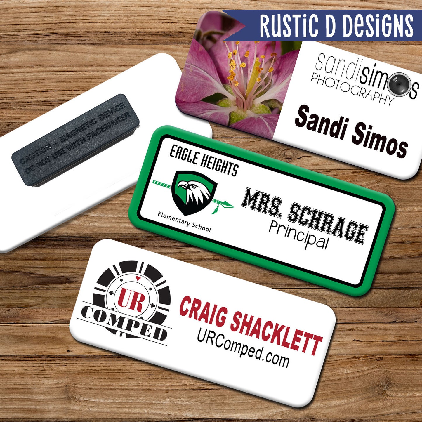 Custom Magnetic Name Badge