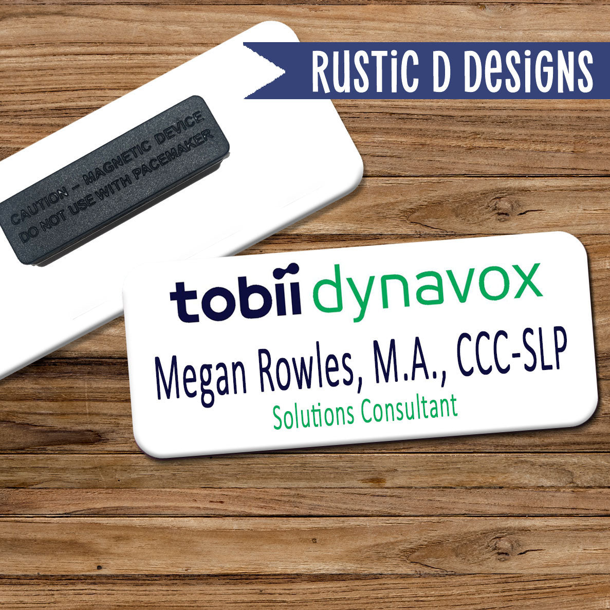 Custom Magnetic Name Badge