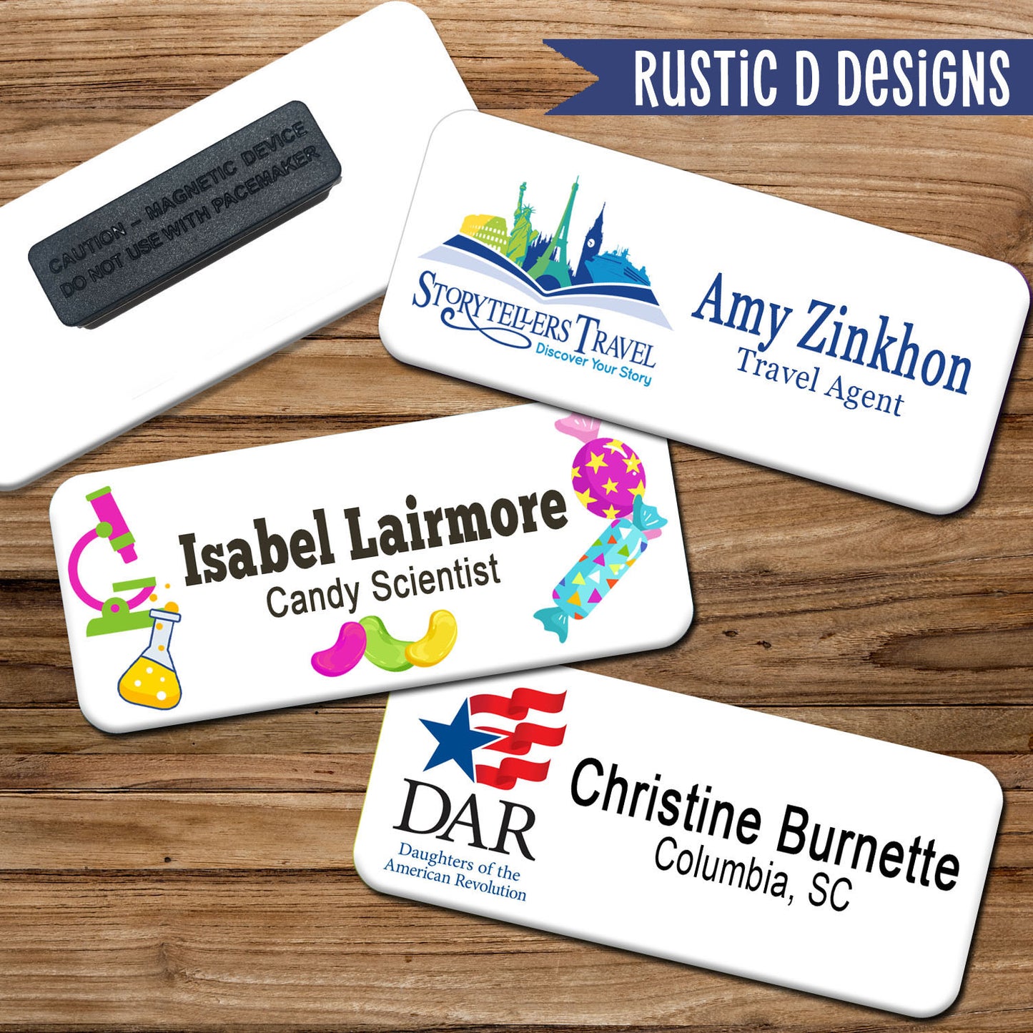 Custom Magnetic Name Badge