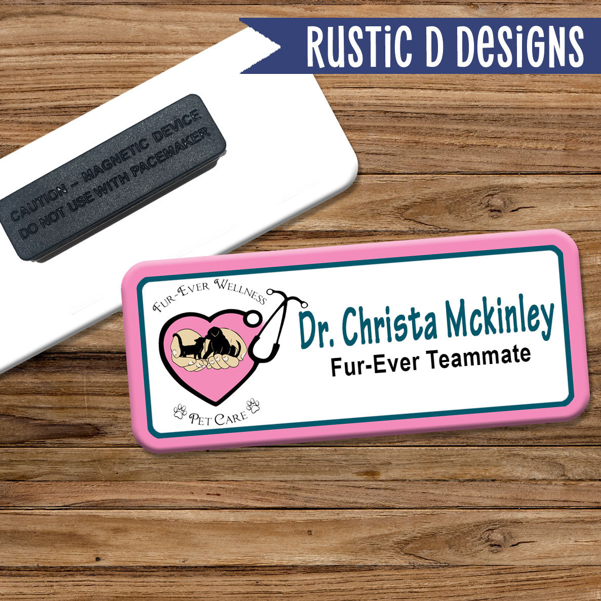 Custom Magnetic Name Badge