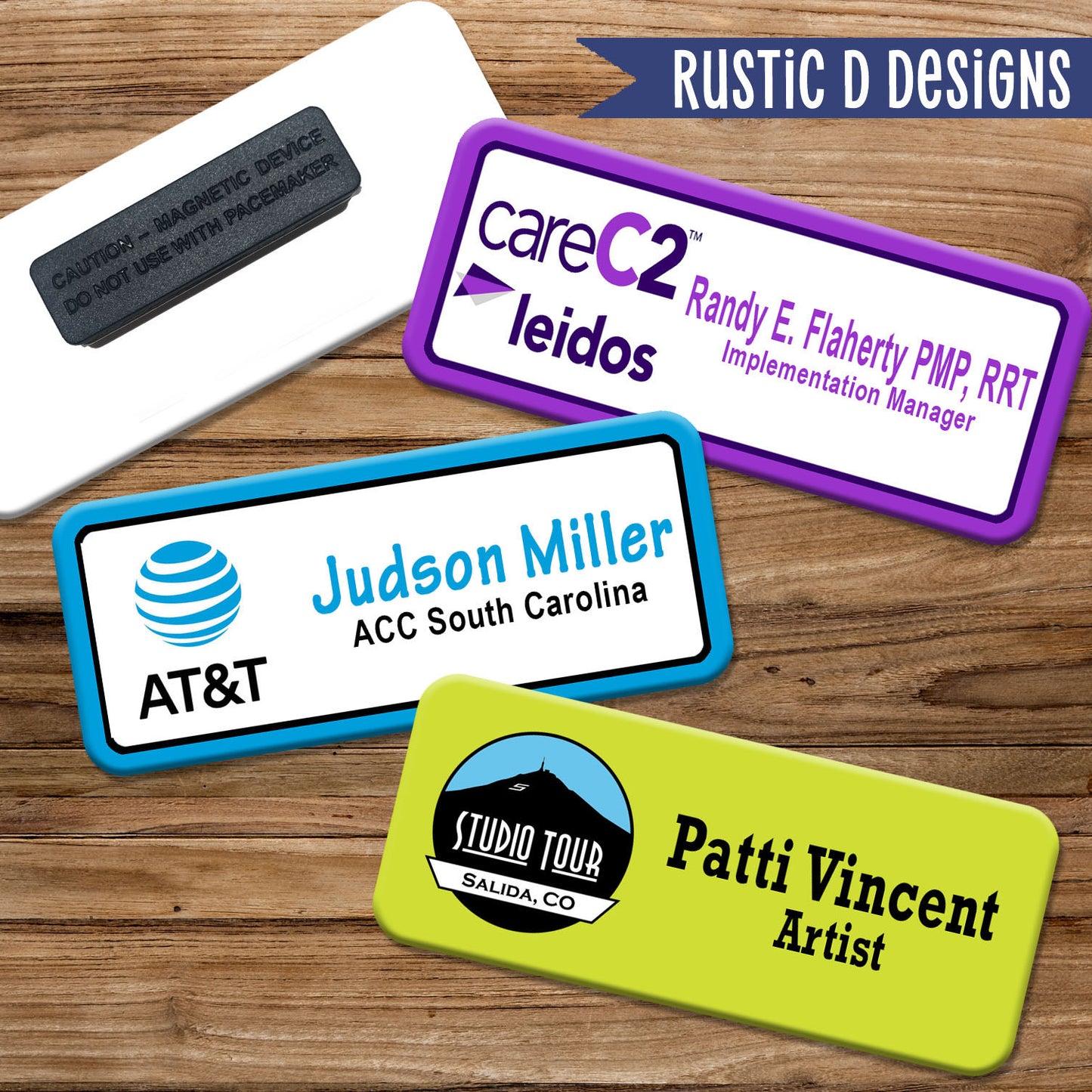 Custom Magnetic Name Badge