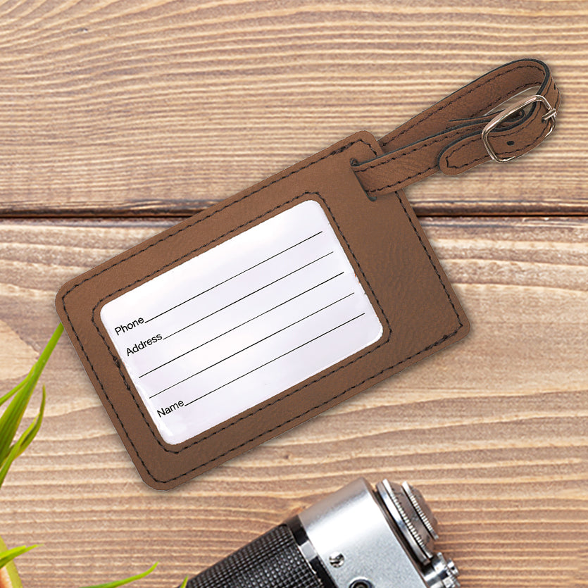 World Traveler Personalized Luggage Tag