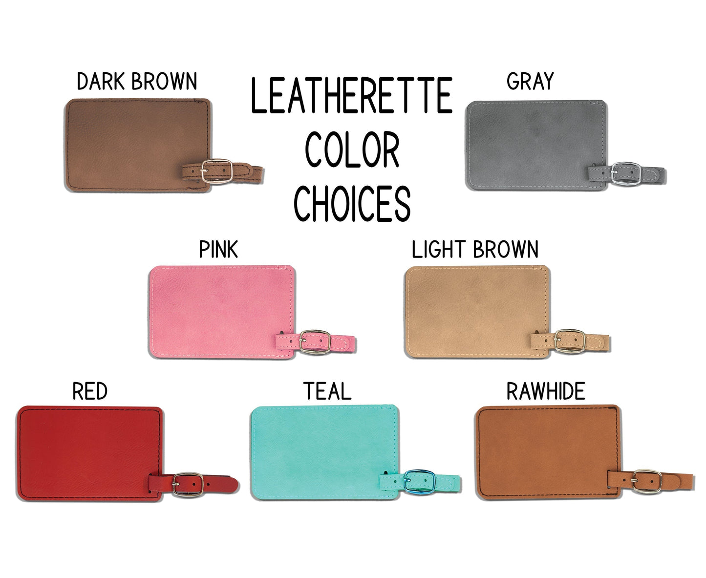 Places I Go Personalized Luggage Tag