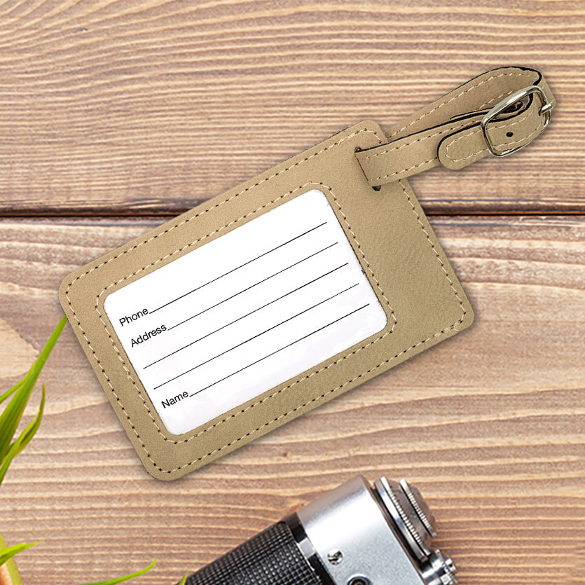 Globe Logo Personalized Luggage Tag