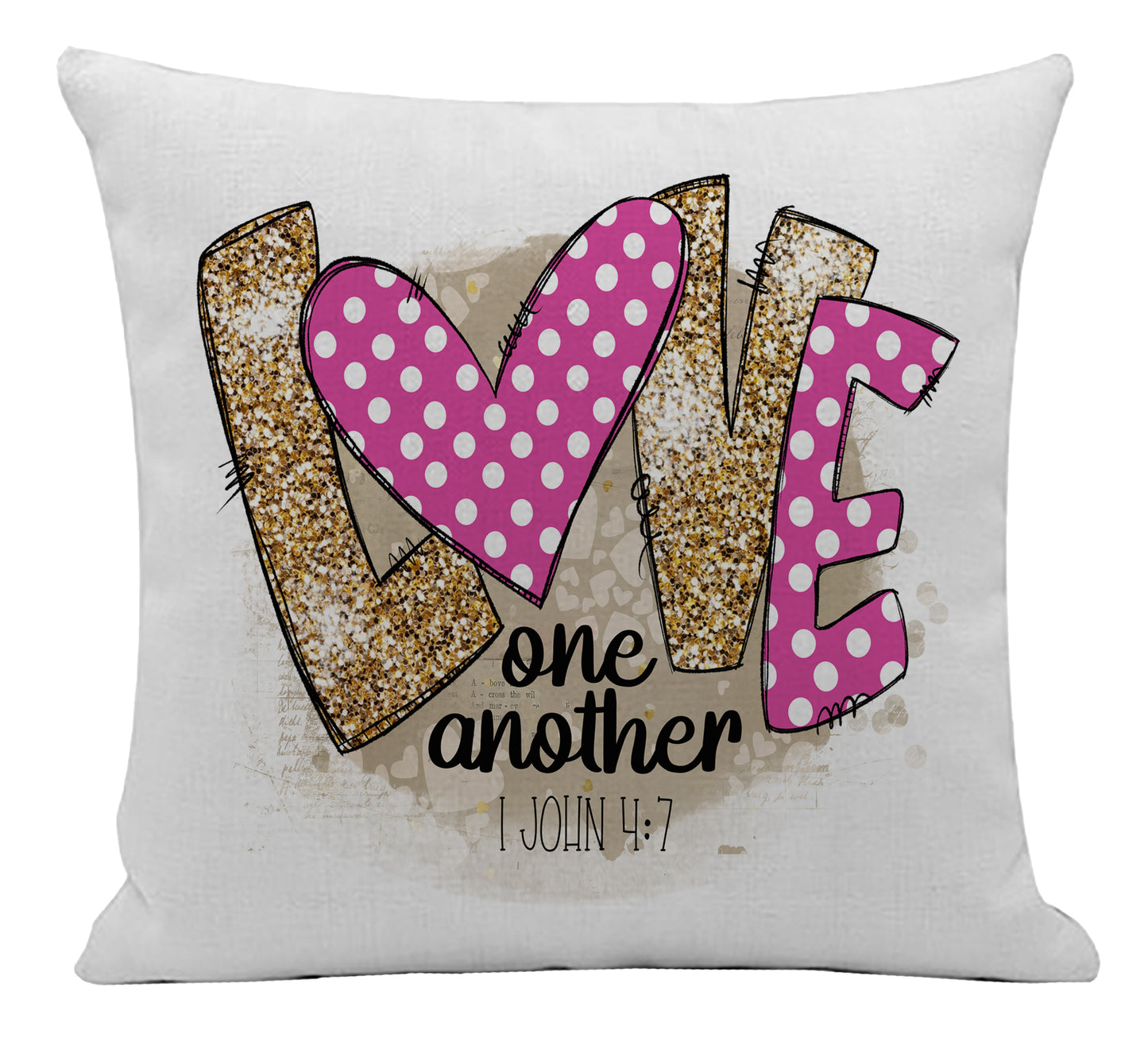 Love One Another Pillow Cover