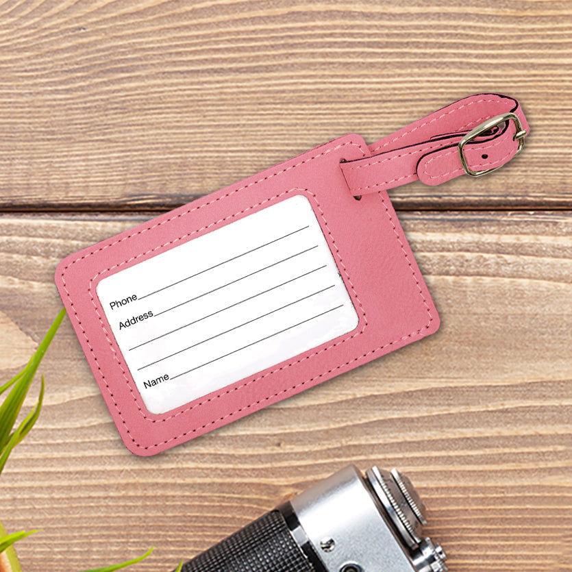 Calligraphy Monogram Personalized Luggage Tag