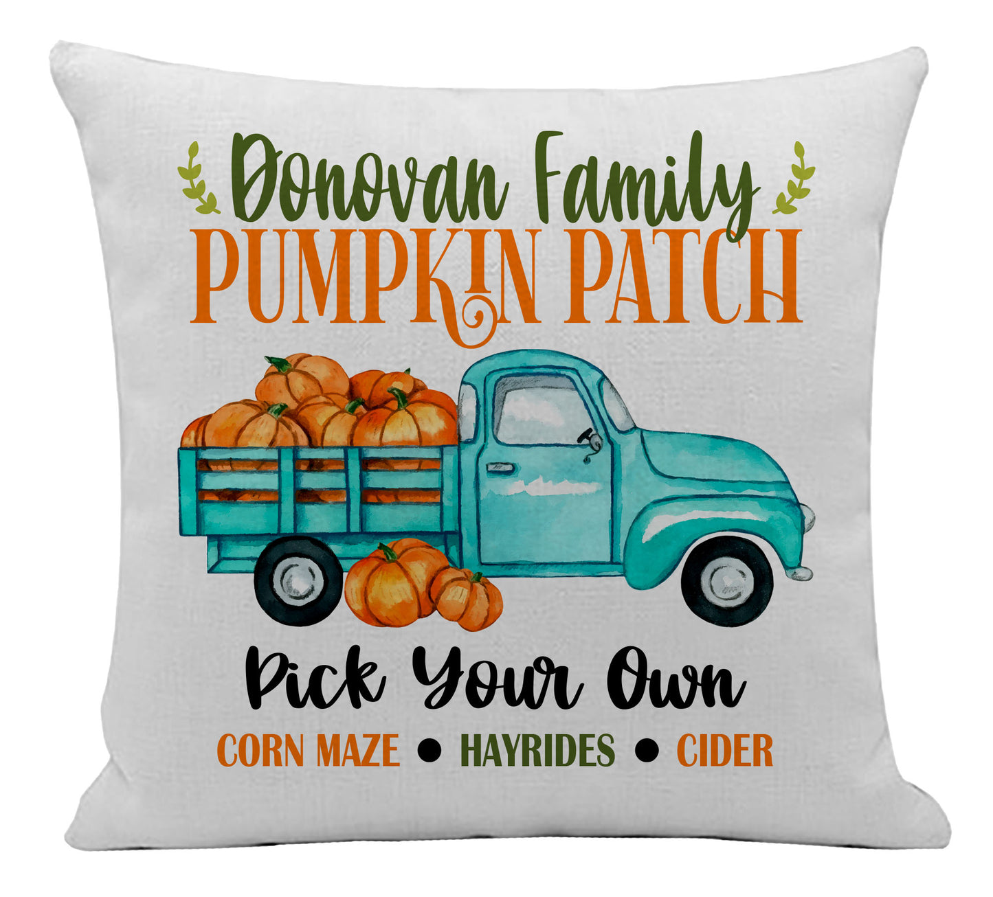 Pumpkin Patch Pillow Cover