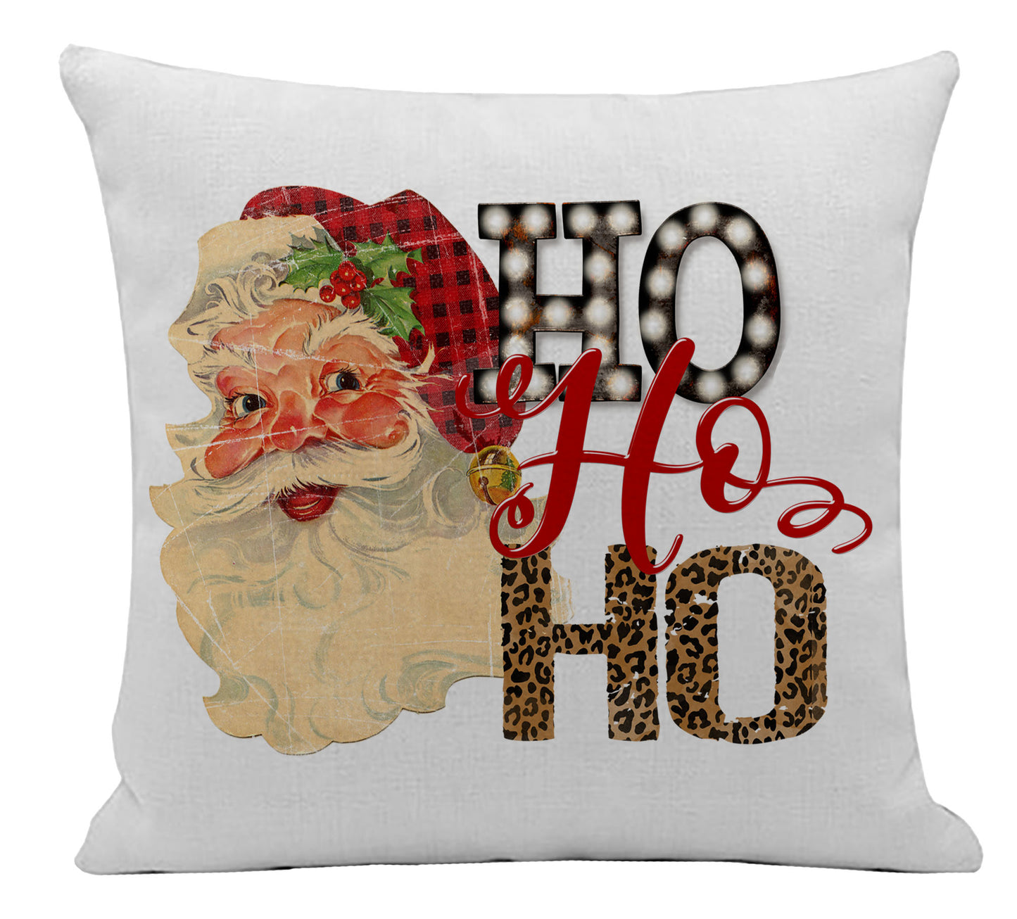 Santa Ho Ho Ho Personalized Pillow Cover