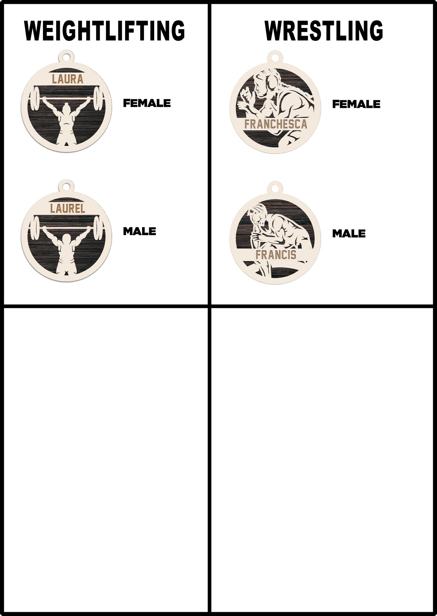 Personalized Sports Ornament