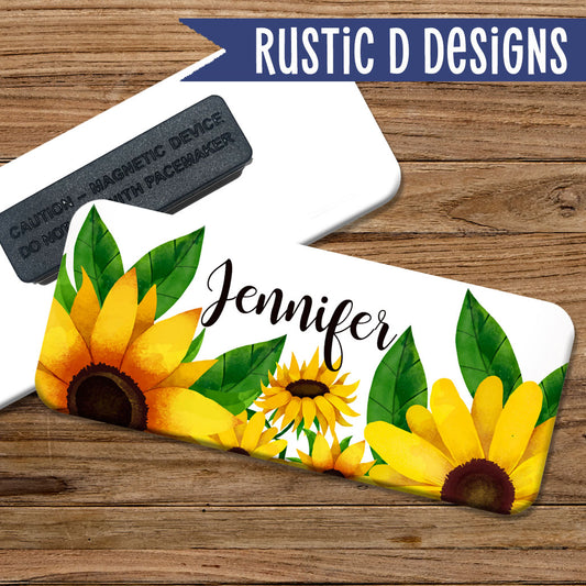 Sunflower Magnetic Name Badge