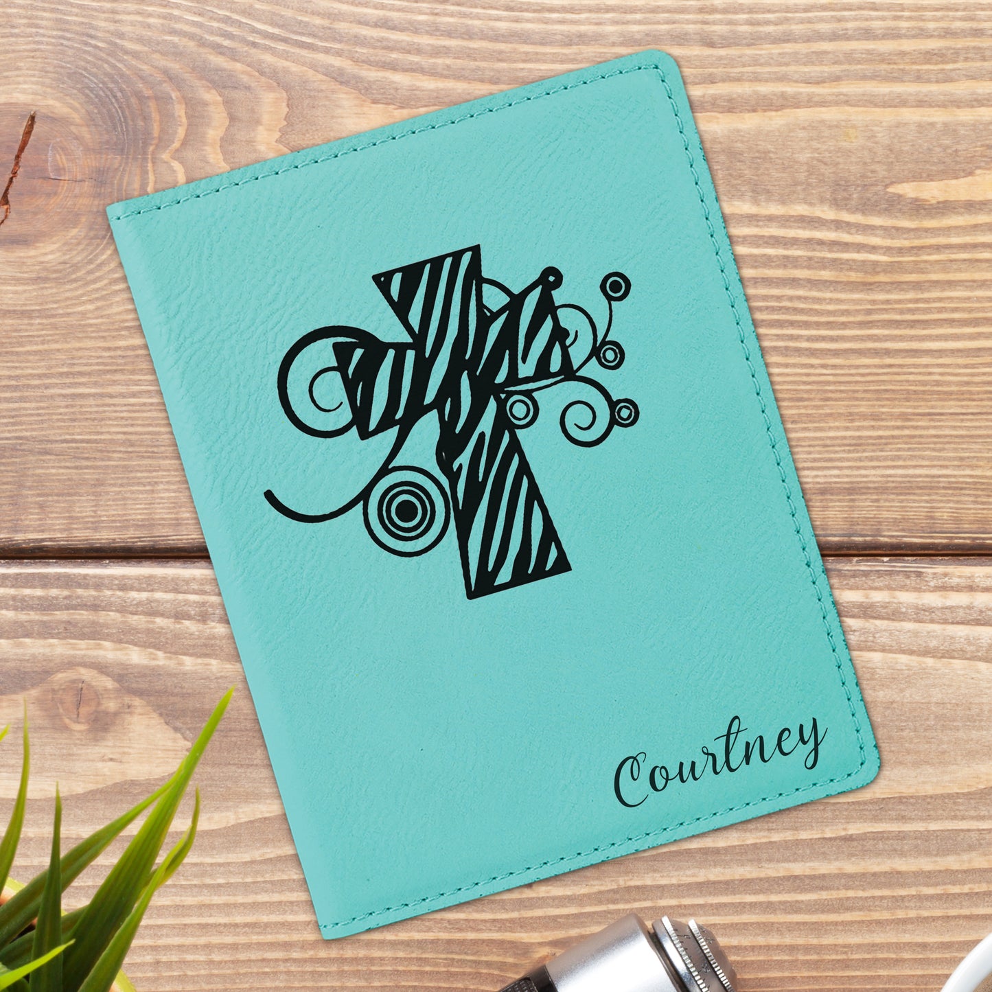 Zebra Cross Personalized Passport Holder