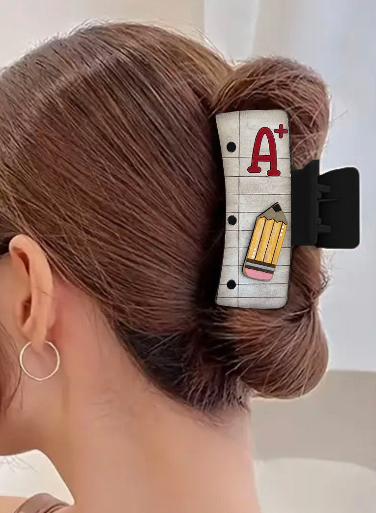 A+ Teacher Hair Clip