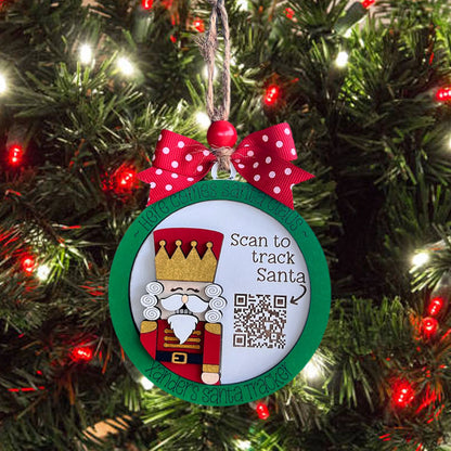 Personalized Santa Tracker Christmas Ornament