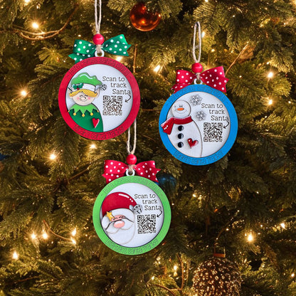 Personalized Santa Tracker Christmas Ornament