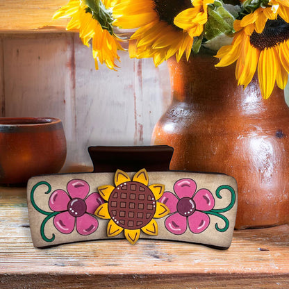 Sunflower Hair Clip