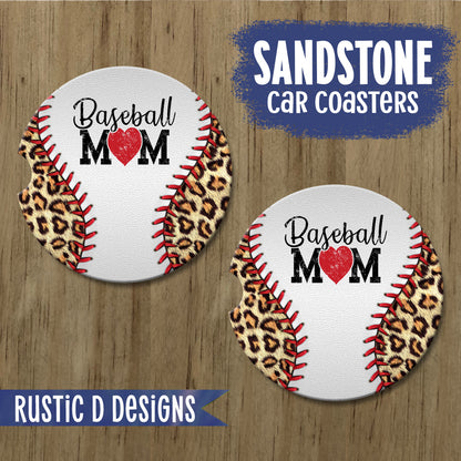 Baseball Mom License Plate Auto Set