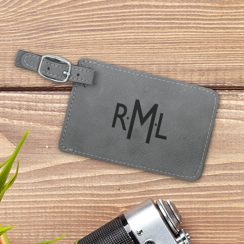 Classic Monogram Personalized Luggage Tag
