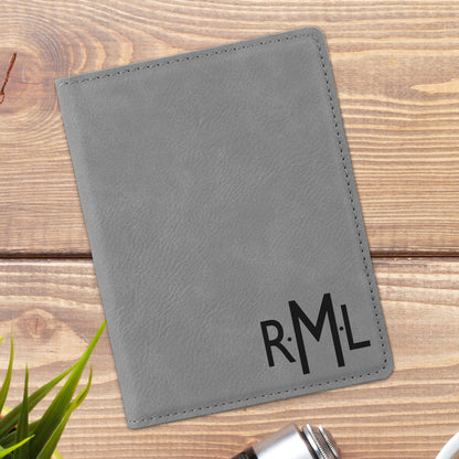 Classic Monogram Personalized Passport Holder