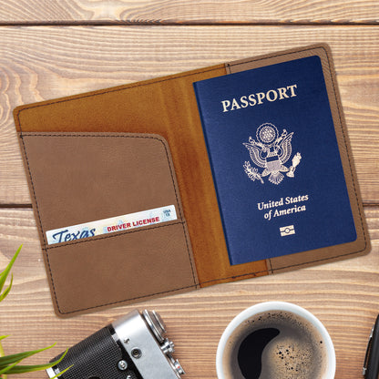 Hubs & Wifey Personalized Passport Holders