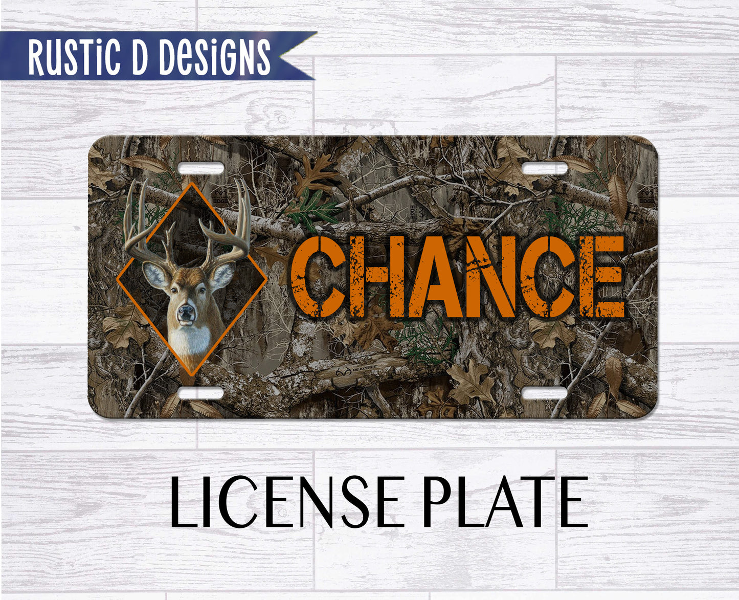 Deer Hunter Personalized License Plate Car Tag
