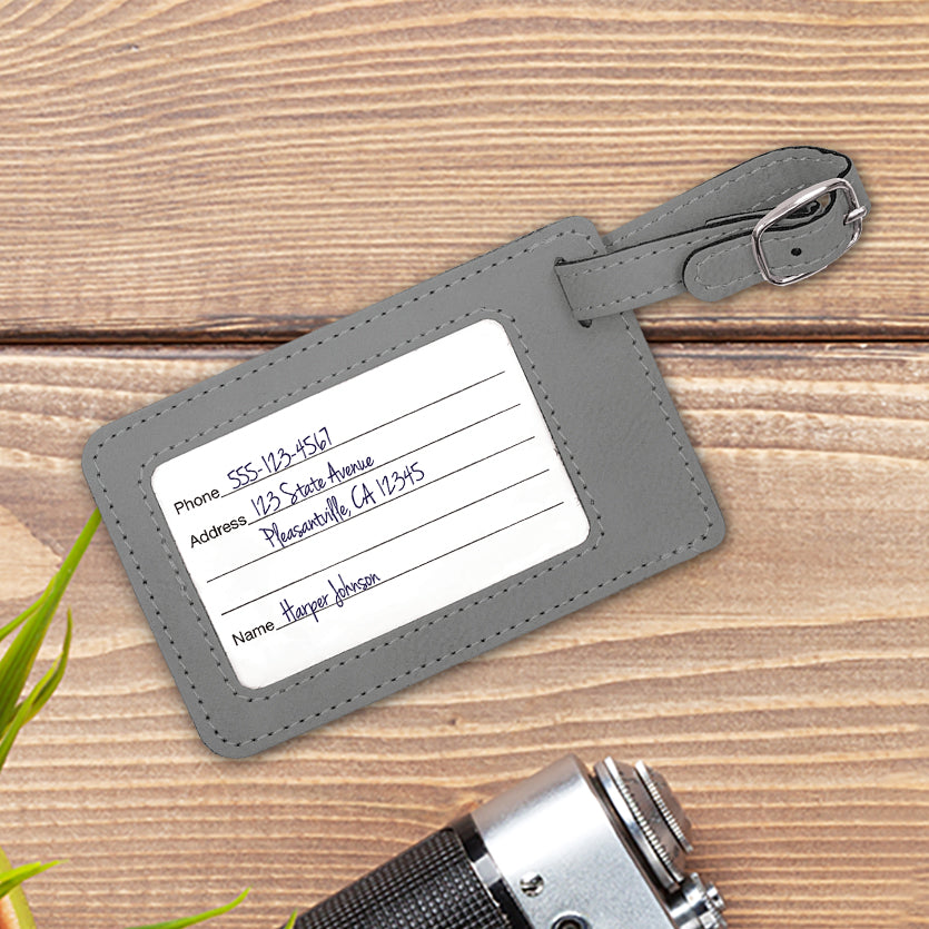Mr & Mrs Right Personalized Luggage Tags