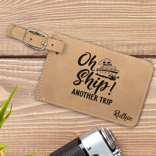 Oh Ship Personalized Luggage Tag