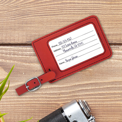 Wanderlust Personalized Luggage Tag