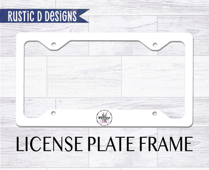 Serape Letter Arrow Personalized License Plate Auto Set