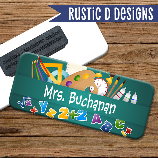 Teacher Supplies ABC Magnetic Name Badge