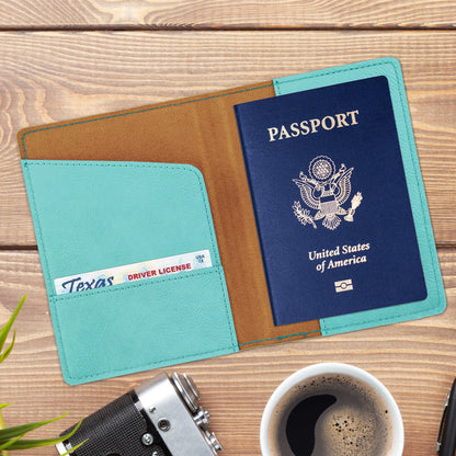 I Love Traveling Personalized Passport Holder