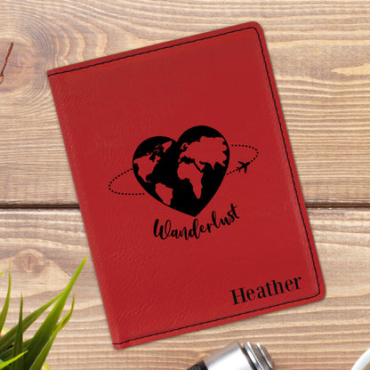 Wanderlust Personalized Passport Holder