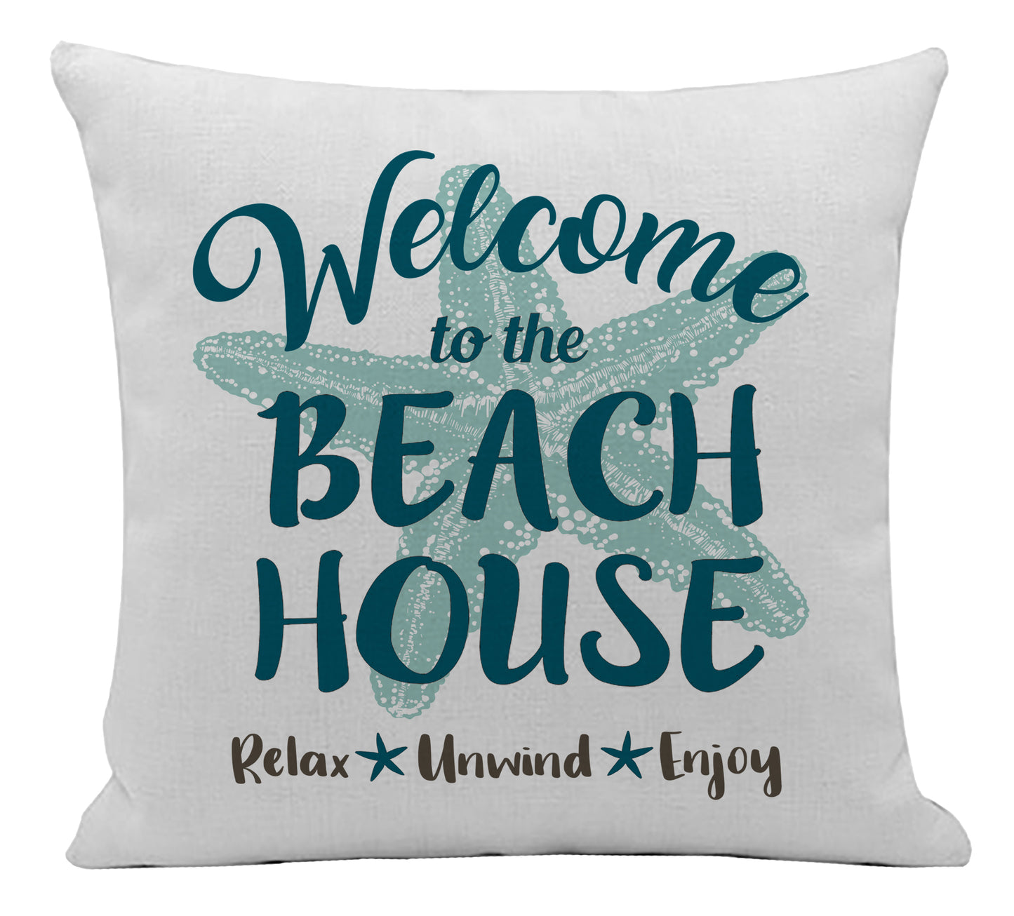 Welcome to the Beach House Pillow Cover