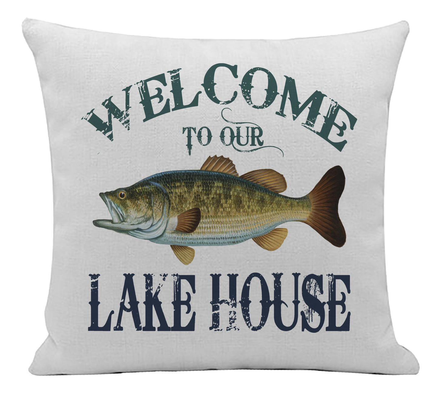 Welcome to Our Lake House Pillow Cover