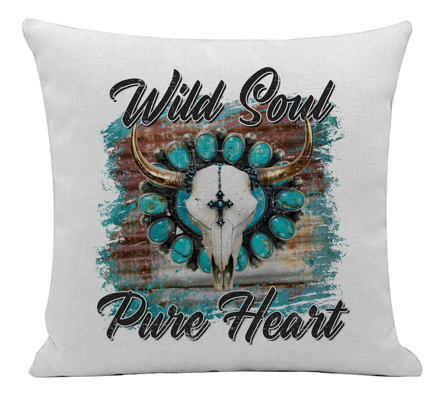 Wild Soul Pure Heart Pillow Cover